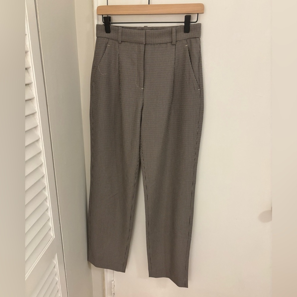 NWOT Abercrombie Tailored Houndstooth Trousers